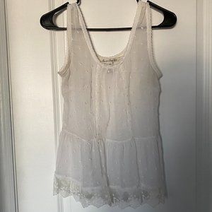 American Rag Peplum Lace Top